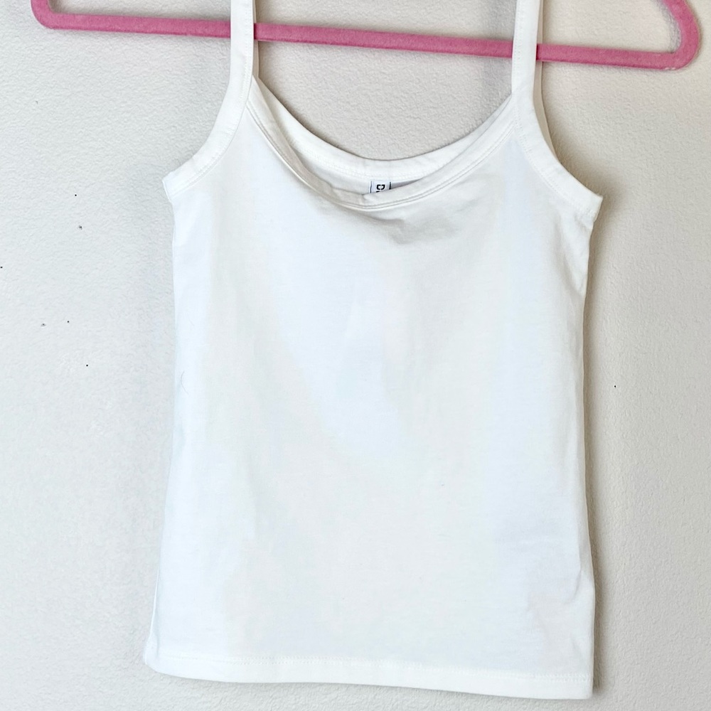 Divided Tank Top, Women’s XS, NWT, White